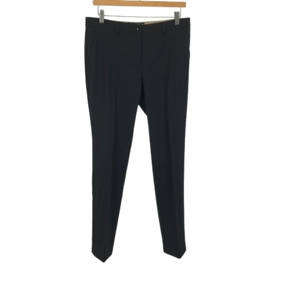 Womens Size 6 6x33 ETRO Black Stretch Wool Italian Slim Leg Dress Trouser Pants - Picture 1 of 3